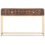 Console Table 122x36x75 cm Solid Mango Wood 323406