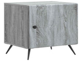 Bedside Cabinet 2 pcs Grey Sonoma 43 x 34.5 x 50 cm 895498