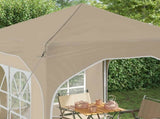 Pop-up Party Tent 192 x 192 x 245 cm Cream 42019823
