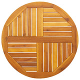 Table Top 70x2 cm Round Solid Wood Acacia 4004249