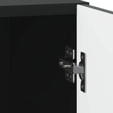 Bedside Cabinet 2 pcs Black 43 x 34.5 x 50 cm Engineered Wood 893878