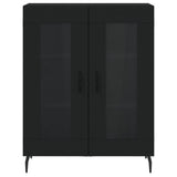 Highboard Black 69.5x34x180 cm Engineered Wood 3199634
