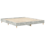 Bed Frame without Mattress Concrete Grey 180x200cm Engineered Wood 3329024
