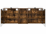Bathroom Cabinet Set 3 pcs 130 x 14.5 x 70 cm Engineered wood 3403772