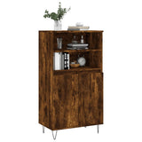 Highboard Smoked Oak 60x36x110 cm Engineered Wood 831489