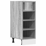 Bottom Cabinet Riga Grey Sonoma 30x44.5x81.5 cm Engineered Wood 854198