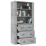 Highboard Concrete Grey Engineered Wood 3185395