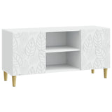 TV Cabinet 102 x 34.5 x 50 cm White Engineered Wood 895155