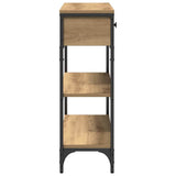 Console Table Artisan Oak 72.5 x 25 x 75 cm Engineered Wood 863520