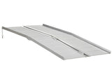 Textured Aluminum Folding Wheelchair Ramp, 183 x 72 cm Portable Threshold Ramp, for Scooter Steps T3398P328087