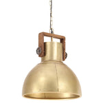 Industrial Hanging Lamp 25 W Brass Round 40 cm E27 320532