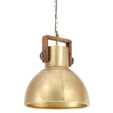 Industrial Hanging Lamp 25 W Brass Round 40 cm E27 320532