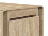 Dinning Table 2 pcs 140 x 80 x 77 cm Engineered Wood Sonoma Oak 3424934