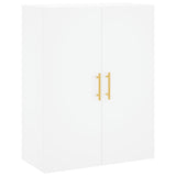 Highboard White 69.5x34x180 cm Engineered Wood 3198137