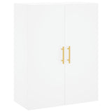 Highboard White 69.5x34x180 cm Engineered Wood 3196003