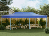 Party Tent Folding Blue 291 x 580 x 315 cm Oxford Fabric 42023641