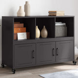 Sideboard Black 100.5x39x72 cm Steel 846734