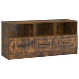 TV Cabinet Smoked Oak 102 x 34.5 x 47 cm Engineered Wood 895830
