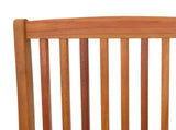 Outdoor Furniture Set 5 pcs Natural Solid Eucalyptus Wood 3422833