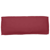 Pallet Cushion Set 2 pcs Wine red 120 x 80 x 12 cm 3329085