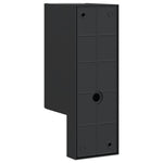 ZNTS Outdoor Wall Lights with Sensors 2pcs Black Die-cast Aluminium 4006317
