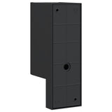 ZNTS Outdoor Wall Lights with Sensors 2pcs Black Die-cast Aluminium 4006317