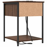 Bedside Cabinet Brown Oak 42 x 41 x 56 cm Engineered Wood 859428