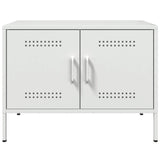 TV Cabinets 2 pcs White 68x39x50.5 cm Steel 842945