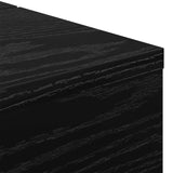 Studio Desk Black Oak 110 x 40 x 19.5 cm Engineered Wood 8006685