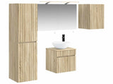 Bathroom Cabinet Set 5 pcs Sonoma Oak Engineered Wood 3407337