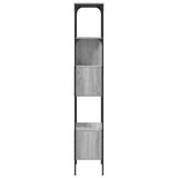 Bookcase 5-Tier Grey Sonoma 76x33x188.5 cm Engineered Wood 839006