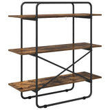 Bookshelf 3-Tier 100 x 35 x 105 cm PB Smoked Oak 8007794