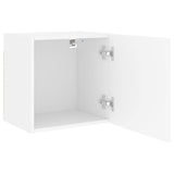 TV Wall Cabinets 2 pcs White 40.5x30x40 cm Engineered Wood 836897