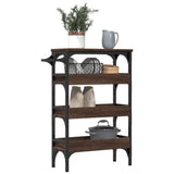 Kitchen Trolley Brown Oak 53x20x76 cm Engineered Wood 842355
