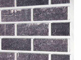 Wall Panels 10 pcs 100 x 50 cm Black and Grey EPS Foam 42046093