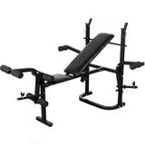Folding Weight Bench Dumbbell Barbell Set Home Gym 270166