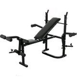Folding Weight Bench Dumbbell Barbell Set Home Gym 270166