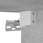 Highboard Concrete Grey 69.5x34x180 cm Engineered Wood 3199597