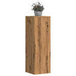 ZNTS Plant Stand Artisan Oak 33x33x100 cm Engineered Wood 852959