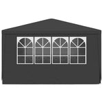 Professional Party Tent with Side Walls 4x4 m Anthracite 90 g/m 48535