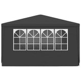 Professional Party Tent with Side Walls 4x4 m Anthracite 90 g/m 48535