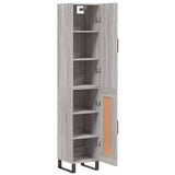 Highboard Grey Sonoma 34.5x34x180 cm Engineered Wood 3199135