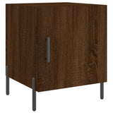 Bedside Cabinets 2 pcs Brown Oak 40x40x50 cm Engineered Wood 827595