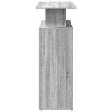 Reception Desk Grey Sonoma 100x40x104 cm Engineered Wood 859056