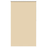 ZNTS Roller Blind Blackout Beige 130x210 cm Fabric Width 126.6 cm Polyester 4010796