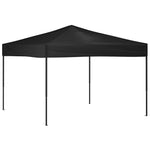 ZNTS Folding Party Tent Black 3x3 m 93518