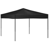 ZNTS Folding Party Tent Black 3x3 m 93518