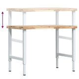 Workbench 100x60x cm Solid Wood Acacia Rectangular 3309713