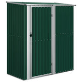 Garden Shed Green 180.5x97x209.5 cm Galvanised Steel 150903
