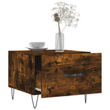 Coffee Tables 2 pcs Smoked Oak 50x50x40 cm Engineered Wood 829391